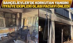 Bahçelievler Mahallesi'nde Korkutan Yangın! İtfaiye Ekipleri Olası Faciayı Önledi