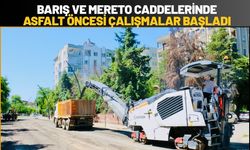 Barış ve Mereto Caddelerinde Asfalt Öncesi Çalışmalar Başladı