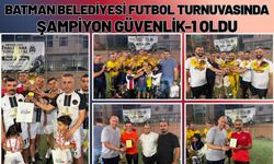 Batman Belediyesi Futbol Turnuvasında Şampiyon Güvenlik-1 Oldu