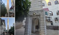 Batman'da 4 ayaklı minareli camii görenleri şaşırtıyor