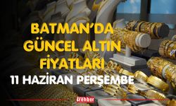 Batman’da Güncel Altın Fiyatları 11 Haziran Perşembe