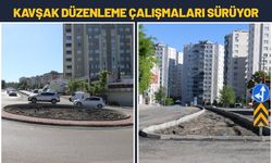 Batman'da Kavşak Düzenleme Çalışmaları Sürüyor