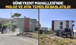 Güneykent Mahallesi’nde Moloz ve Atık Temizliği Başlatıldı