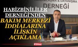 Habizbinililer Derneği’nden Bakım Merkezi İddialarına İlişkin Açıklama