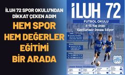 İluh 72 Spor Okulu'ndan Dikkat Çeken Adım: Hem Spor Hem Değerler Eğitimi Bir Arada