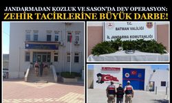 Jandarmadan Kozluk ve Sason’da Dev Operasyon: Zehir Tacirlerine Büyük Darbe!