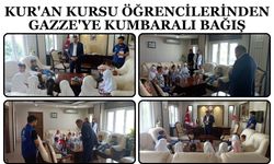 Kur'an Kursu Öğrencilerinden Gazze'ye Kumbaralı Bağış