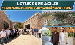 Lotus Cafe Açıldı, Yaşar Kemal Parkının Sorunları Gündeme Taşındı