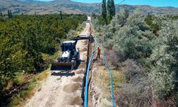 MASKİ Akçadağ'da 26 kilometrelik içme suyu hattını yeniliyor
