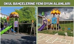Okul Bahçelerine Yeni Oyun Alanları