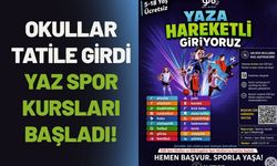 Okullar Tatile Girdi, Yaz Spor Kursları Başladı!