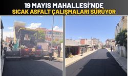 19 Mayıs Mahallesi’nde Sıcak Asfalt Çalışmaları Sürüyor