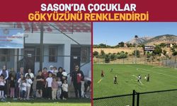Sason’da Çocuklar Gökyüzünü Renklendirdi