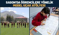 Sason’da Öğrencilere Yönelik Model Uçak Atölyesi Faaliyete Geçti