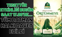 Tesettür Etkinliği Bugün Saat 17.00’de… Tüm Batman Halkı Davet Edildi