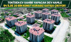 TOKİ'den Ev Sahibi Yapacak Dev Hamle: 64 İlde 20 Bin Konut Kurasız Satışa Çıkıyor!