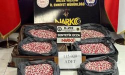Uyuşturucu operasyonunda 115 bin sentetik hap ele geçirildi