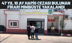 47 Yıl 10 Ay Hapis Cezası Bulunan Firari Minibüste Yakalandı