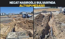Necat Nasıroğlu Bulvarı'nda Altyapı Mesaisi!