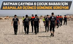 Batman Çayı'nda 6 Çocuk Babası İçin Aramalar Üçüncü Gününde Sürüyor
