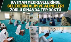 Batman Medreselerinde Geleceğin Alim ve Alimeleri Zorlu Sınavda Ter Döktü