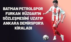 Batman Petrolspor, Furkan Rüzgar'ın Sözleşmesini Uzatıp Ankara Demirspor'a Kiraladı