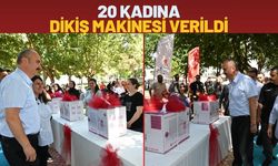Batman'da 20 Kadına Dikiş Makinesi Verildi