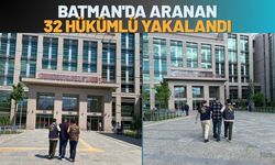 Batman'da Aranan 32 Hükümlü Yakalandı