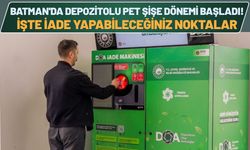 Batman'da Depozitolu Pet Şişe Dönemi Başladı! İşte İade Yapabileceğiniz Noktalar