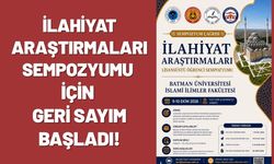 Batman’da İlahiyat Araştırmaları Sempozyumu İçin Geri Sayım Başladı!