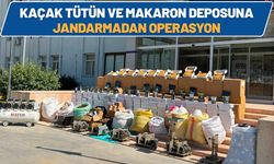 Batman'da Kaçak Tütün ve Makaron Deposuna Jandarmadan Operasyon
