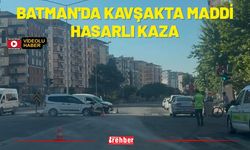 Batman'da Kavşakta Maddi Hasarlı Kaza