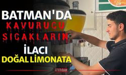Batman'da Kavurucu Sıcakların İlacı Doğal Limonata