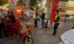 Batman'da üç tekerlekli motosiklet ile hafif ticari araç çarpıştı: 1 yaralı