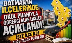 Batman'ın İlçelerinde OBP ile Öğrenci Alan Liseler Açıklandı! İşte İlçe İlçe 2026 Taban Puanları