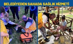 Belediyeden Sahada Sağlık Hizmeti