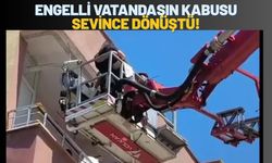 Engelli Vatandaşın Kabusu Sevince Dönüştü!