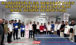 Habizbinililer Derneği'nden Batmanlıları Buluşturan Masa Tenisi Turnuvası