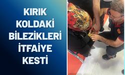 Kırık Koldaki Bilezikleri İtfaiye Kesti