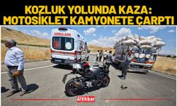 Kozluk Yolunda Kaza: Motosiklet Kamyonete Çarptı