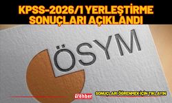 KPSS-2026/1 Yerleştirme Sonuçları Açıklandı