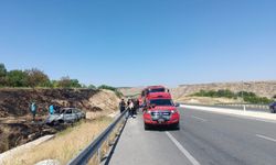 Malatya'da kaza yapan otomobil alev alarak yandı: 1 ölü, 1 ağır yaralı