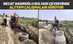 Necat Nasıroğlu Bulvarı Çevresinde Altyapı Çalışmaları Sürüyor
