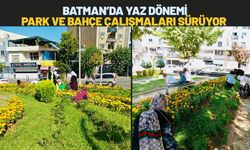 Batman’da Yaz Dönemi Park ve Bahçe Çalışmaları Sürüyor