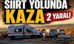 Siirt Yolunda Kaza: 2 Yaralı