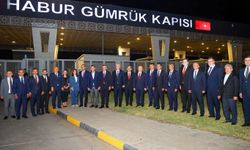 Ticaret Bakanı Bolat, Habur Sınır Kapısı'nda incelemelerde bulundu