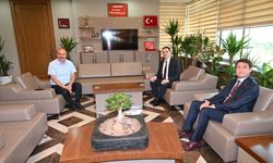 Vali Canalp'ten Yeni Başsavcı Arıduru ve Vekili Çetiner'e Tebrik Ziyareti