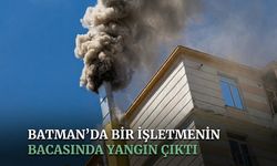 Batman’da İşletmenin Bacasında Yangın Çıktı