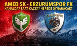 AMED SK - ERZURUMSPOR FK MAÇI HANGİ KANALDA? SAAT KAÇTA? NEREDE OYNANACAK?
