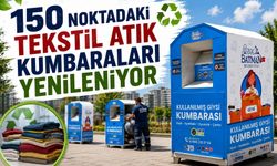 150 Noktadaki Tekstil Atık Kumbaraları Yenileniyor